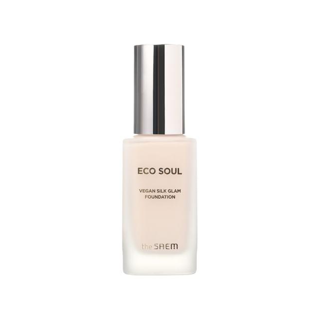 The Saem - Eco Soul Vegan Silk Glam Тональная основа - 3 цвета 2024 Version - #23 Natural Beige