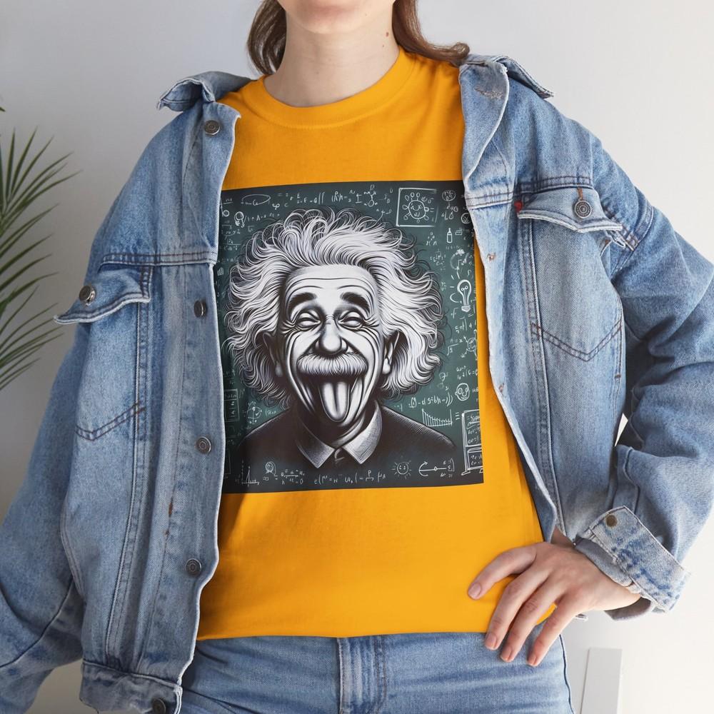 

Funny Albert Einstein T-Shirt Physics Science relativity cosmology universe M
