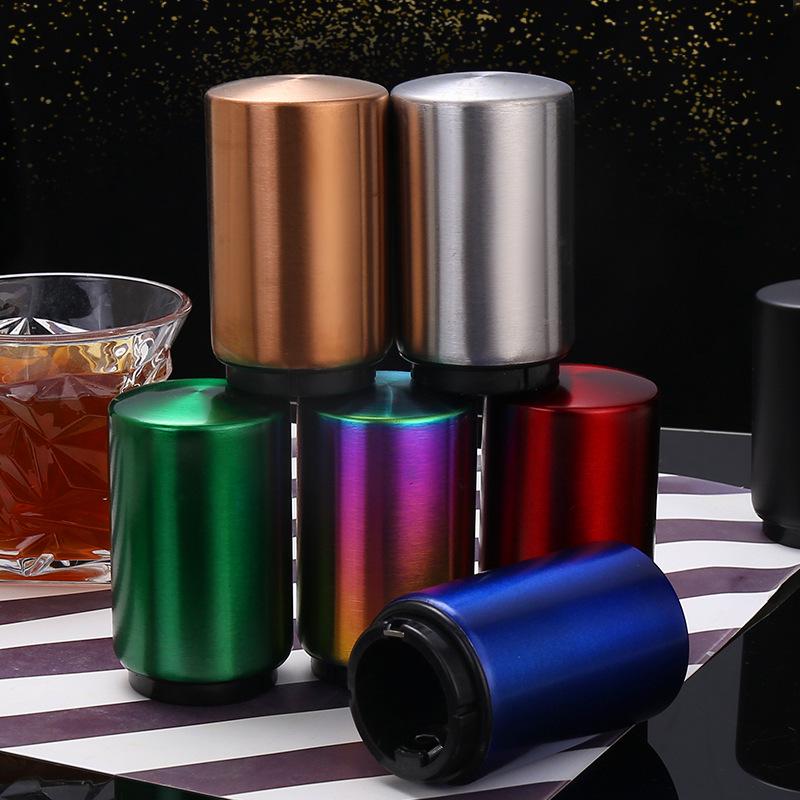 Magnetický otvírák na pivo z nerezové oceli - Kreativní automatický design pro bary a KTV