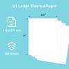 A4 Foldable Thermal Paper 210x297mm Roll - Adhesive Barcode & Error-Free Printing Paper