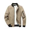 Giacca da uomo taglia grande sottile vestibilità slim alla moda casual per primavera e autunno giacca da autunno da uomo