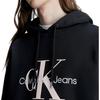 Calvin Klein Letter Print Fitted Hoodie Men Hoodies Black J325246-BEH