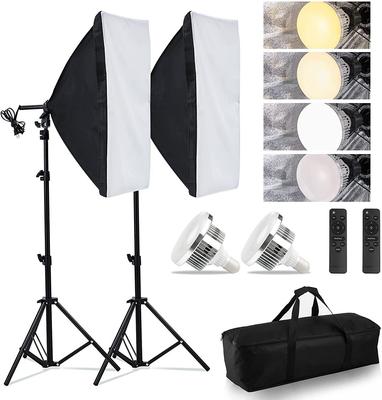 Softbox Naujas LED Fotografija Fotografija Softbox 50x70cm Apšvietimas Nuotolinis 3 Spalvų Šviesa Fotografijos Apšvietimas Fotografijos Apšvietimo Rinkinys su Reguliuojamu