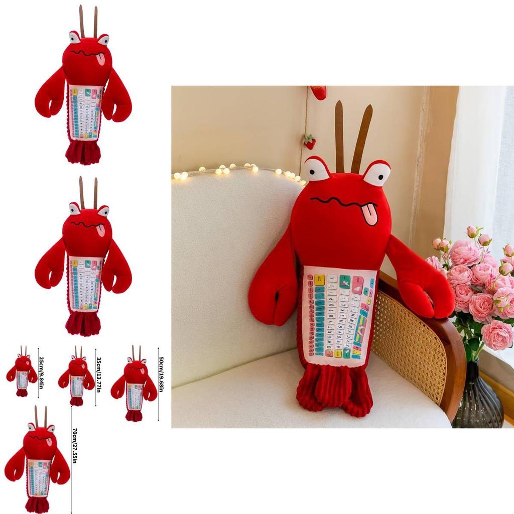 Keyboard Warrior Plüschtier Roter Hummer Stofftier Für Kinder Und Erwachsene