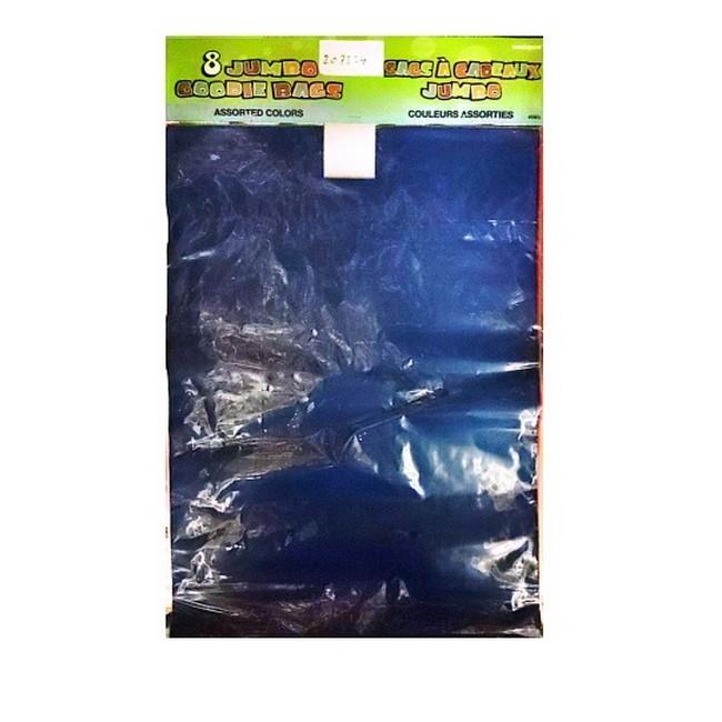 Unique Party Bolsa de regalo gigante (Paquete de 8) One Size negro