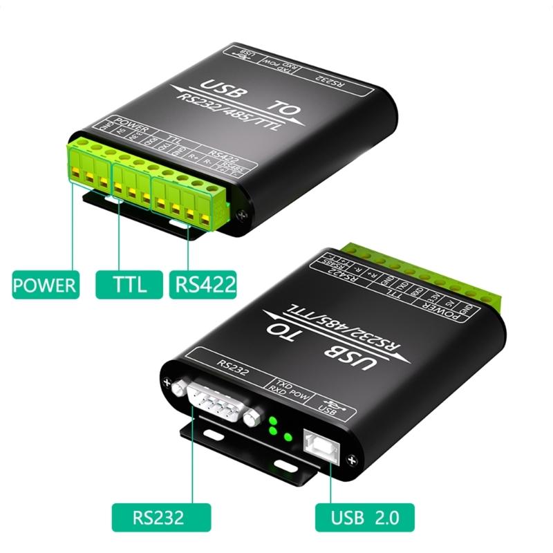 Industrial USB To Serial Converter Supports USB To RS232 422 232 Multiple Devices Applicable for Industrial