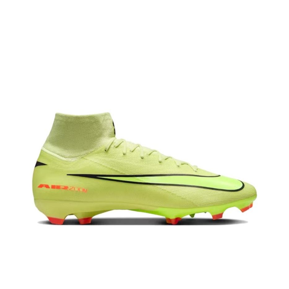 Nike Zoom Mercurial Superfly 10 Pro FG Limelight Hyper Crimson Men Cleats Yellow Volt HF9433-300