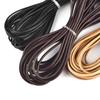 5m Long Round Cowhide Rope Diameter 1/1.5/2/2.5/3mm Pendant Lanyards Bracelet Cord Gift Wrapping Rope