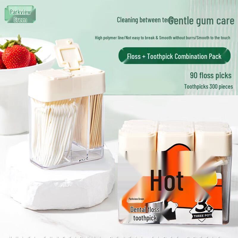 Portable Disposable Toothpick & Floss Set