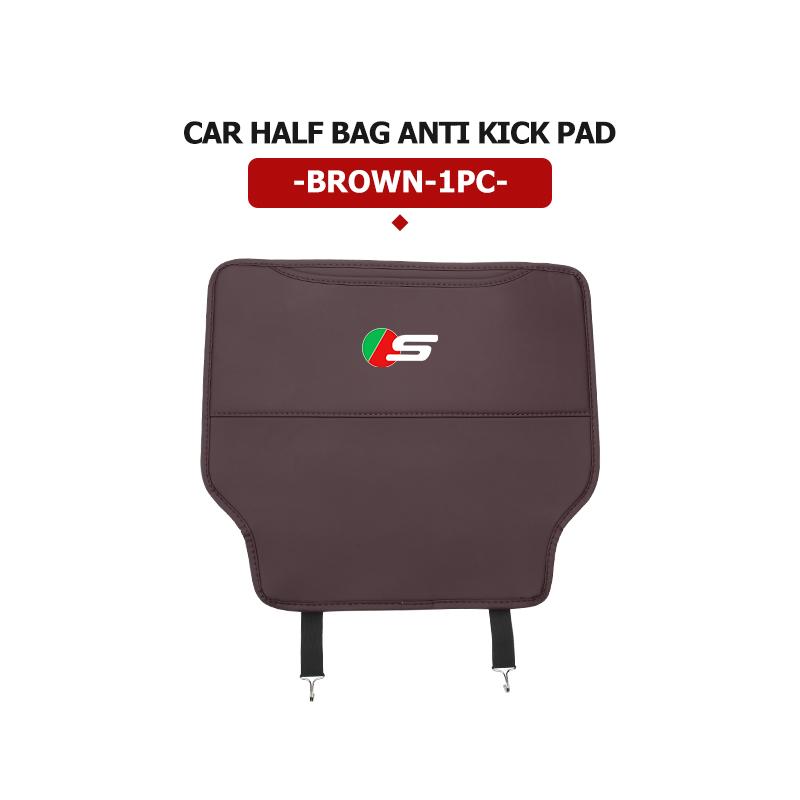 Car Seat Backrest Anti Kick Pad Protector Mat Storage Bag Emblem Accessories For Jaguar XK S-Type F-Type X-Type F-Pace I-Pace HH1