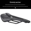 HASSNS Lightweight Mountain & Road Bike Saddle - Comfortable, Breathable Microfiber Leather with Hollow Design.