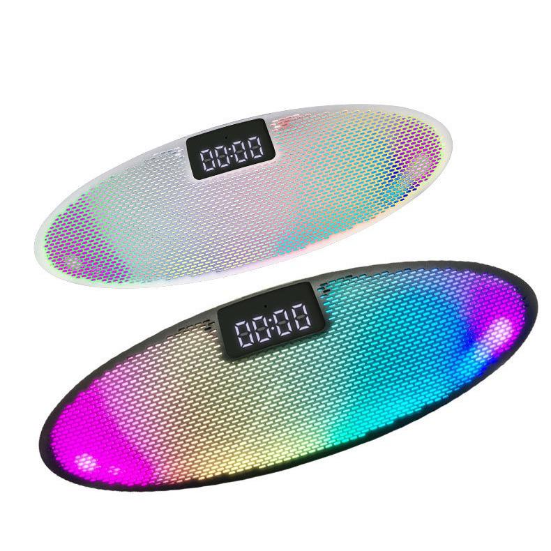 

Portable Bluetooth 5.3 Speaker with Atmosphere Light, Alarm Clock, High-Quality Stereo, and Ultra-Long Battery Life HM-2403 чёрный