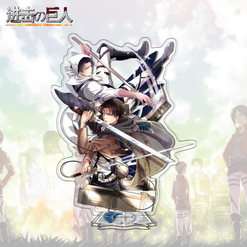 Attack on Titan Acrylic Stand Anime Large Stand Cartoon Cute Character Figure Display Stand Anime Merchandise Collectible Gift