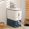 Good-Sealed Grain Container Storage Household Cereal Rice Box Dispenser Bucket Rice Cans 10KG-A