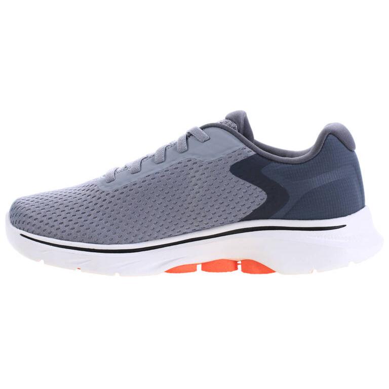 Skechers Go Walk 7 Comfortable Versatile Low-Top Casual Shoes Men Sneakers Gray 216636-GYOR