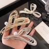2024 Luxury Diamond Heart Shark Hair Clip - Elegant Headdress Accessory