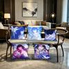 GGenshin Columbina Impact Vintage Anime Pillow for Sofa Seat Chair DecorativeModern Home Decor Print Throw Cushion