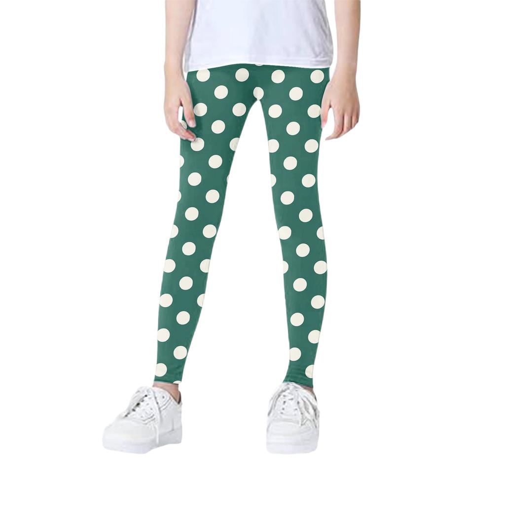 Girls' Slim Fit Leggings - Color Base Layer Pants