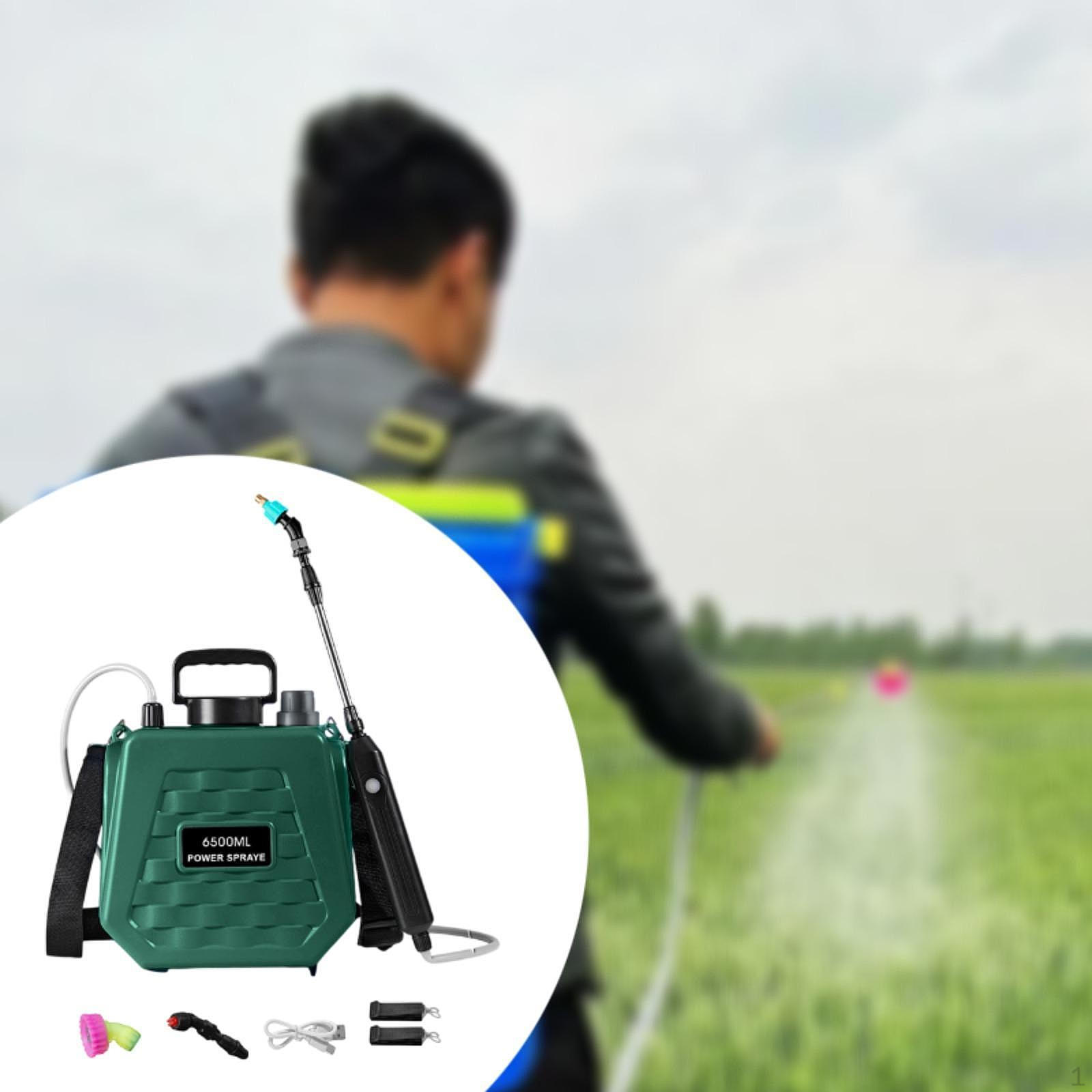 

Електричний обприскувач Садовий обприскувач Сільськогосподарські пожертви для прибирання власних будинків 6.5 L Green