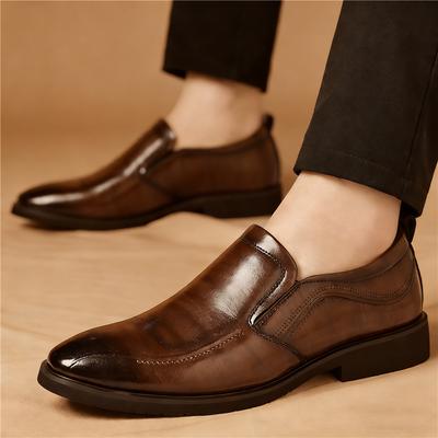 Mode Neuer Designer Herren Glänzend Schwarz Braun Leder Freizeit Schuhe Männlich Slip-on Loafer Formell Hochzeitskleid Homecoming Schuhwerk