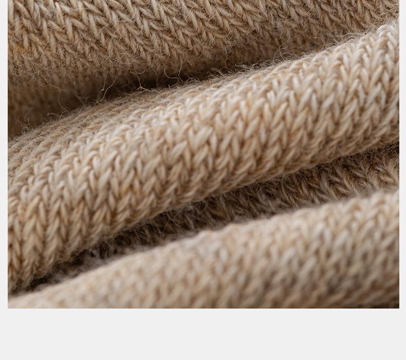 Women's Antibacterial Over-the-Knee Leg Warmer Socks: Thick, Anti-Slip, Cotton Knee Pads - Black for Autumn/Winter.