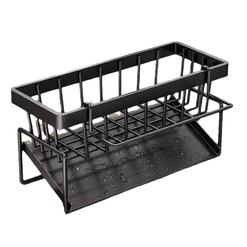 Kitchen Sink Storage Rack: Soap, Sponge, Drainer & Dishcloth Holder