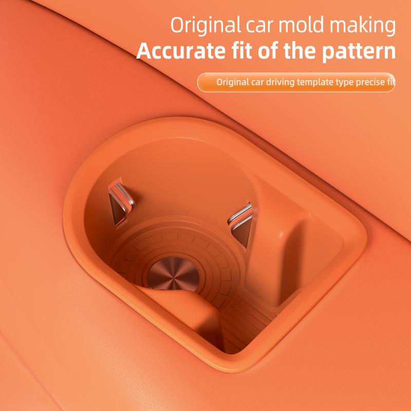 2Pcs Cup Holder For AITO M8 5Seat/6Seat 2025 2026 Third Row Seats Drinks Holder Rear Seat Water Cup Cover Interior Accessories