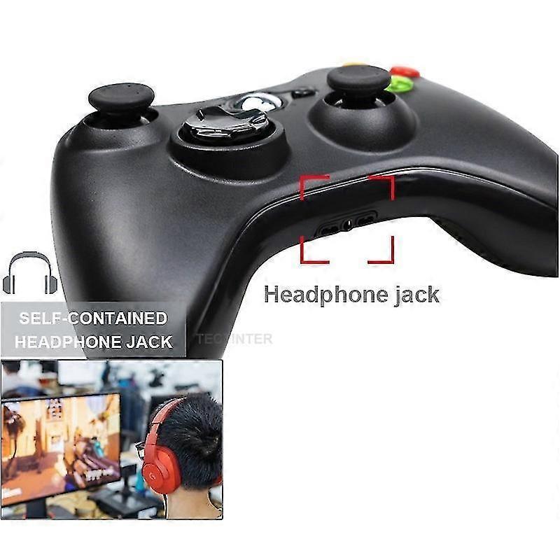 Gamepad For Xbox 360 Wireless/wired Controller For Xbox 360 Console 2.4g Wireless Joystick For Xbox360 Pc Game Controller Joypad  Wireless Black