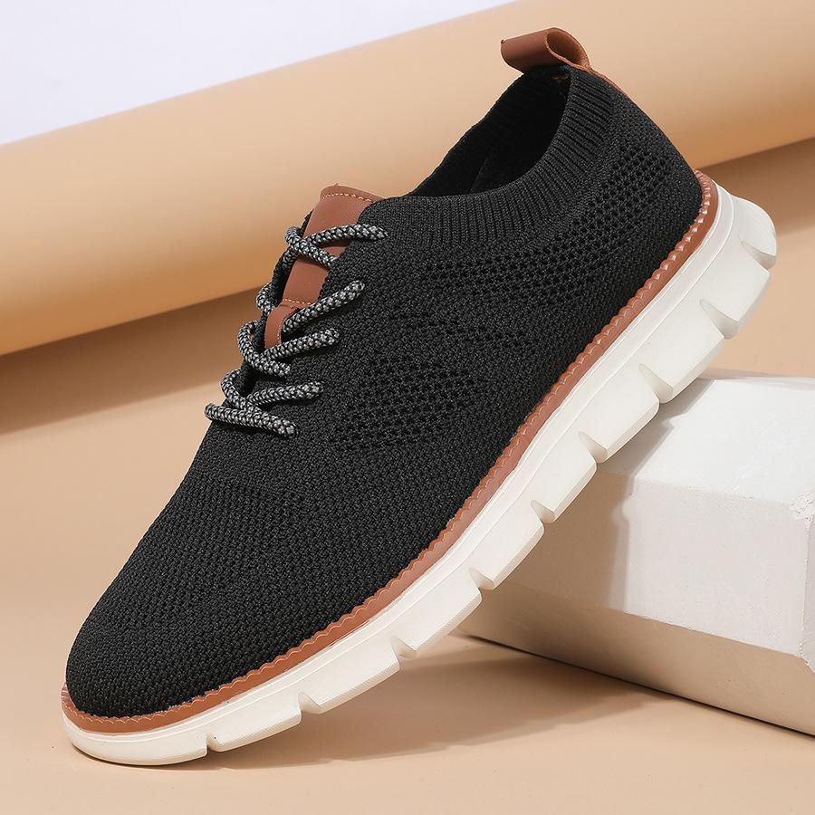 

2025 new foreign trade large size men s shoes breathable fly-woven mesh sports and leisure shoes mesh shoes lazy shoes one 2025 39