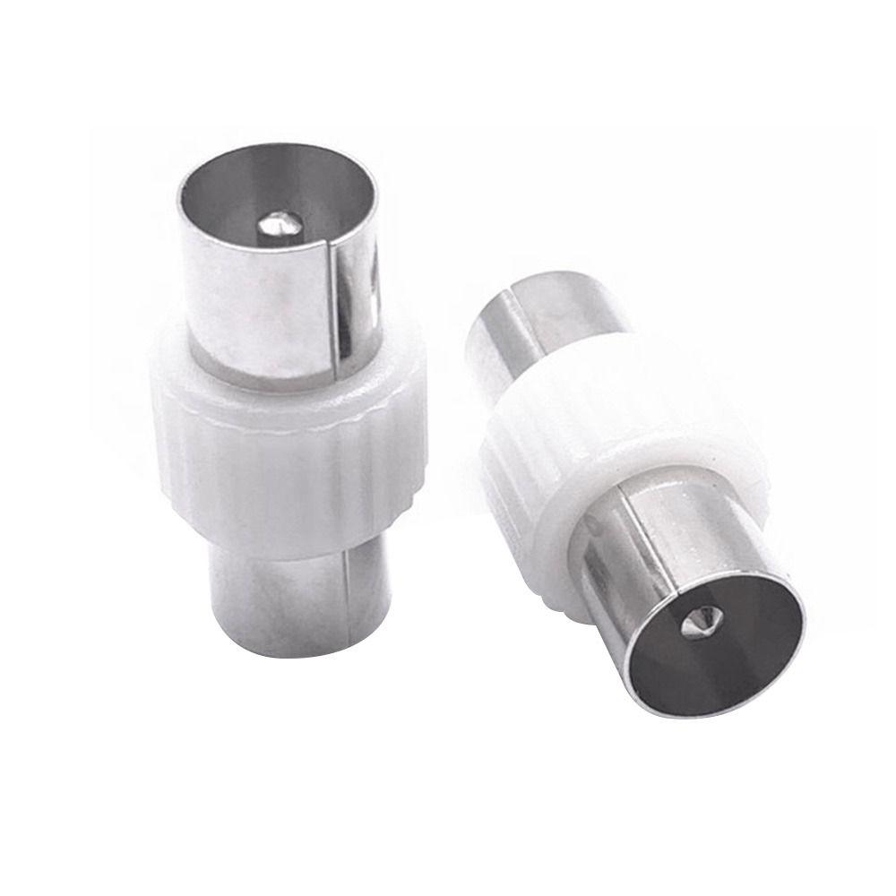 Male to Male Adapter Connector Cable TV Connector TV Plug Jack Coax Converter