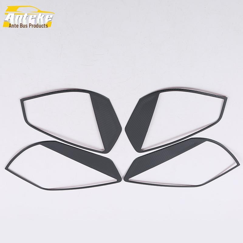 18 Qin PRO Door Speaker Bright Ring Cover - Stainless Steel Trim