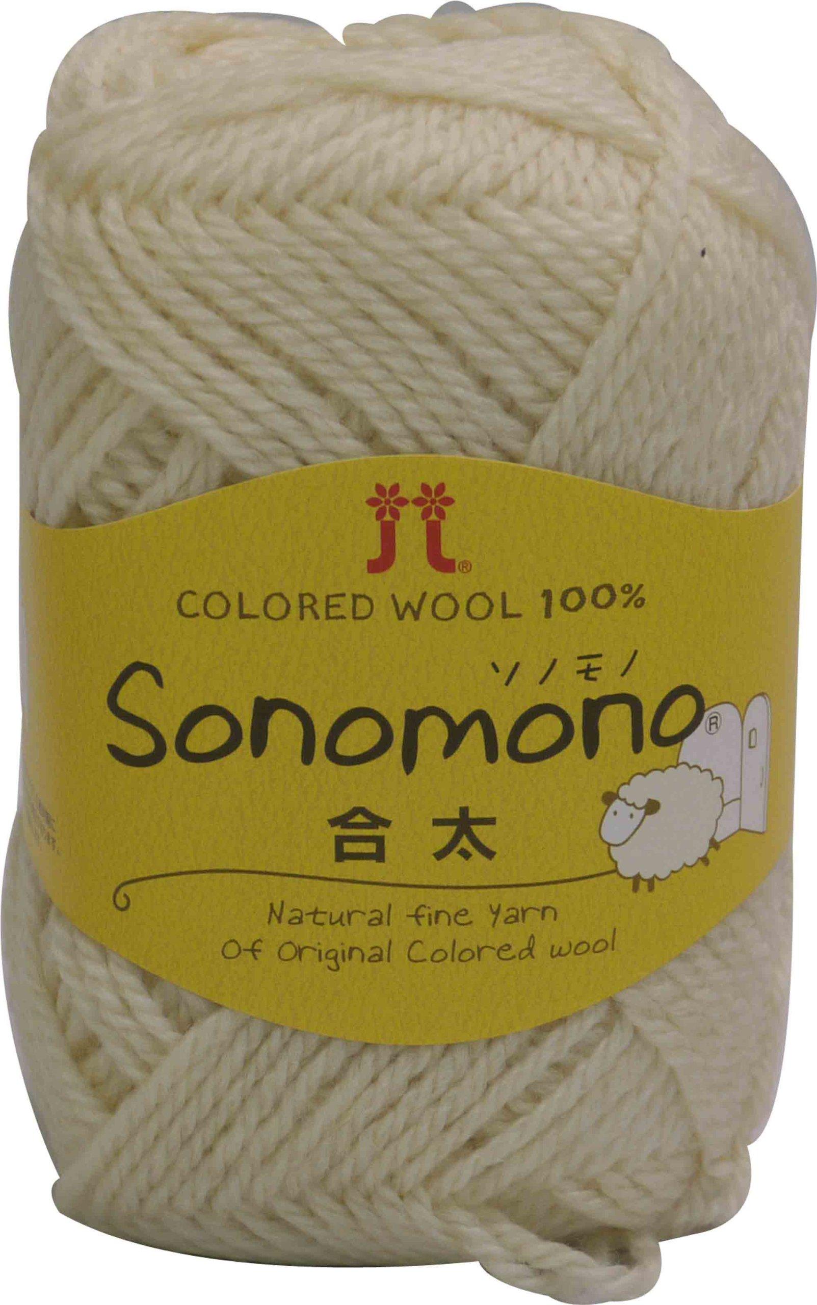 

Hamanaka Sonomono Yarn Medium Thick Cream 40g 120m 5 balls set 0064 col.1 Approx.