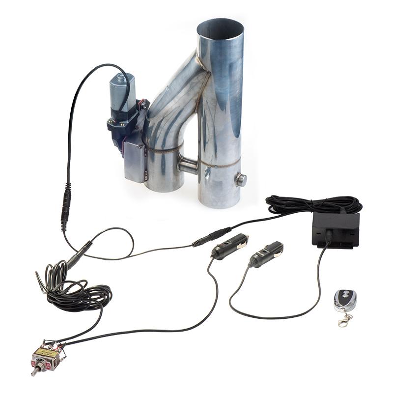 Universal Y Pipe Electric Exhaust Cutout