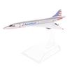 1:400 United States Concorde Air Airplane Model Airliner Alloy Diecast Air Plane Model Toys Collection Home Decor Miniatures Toy