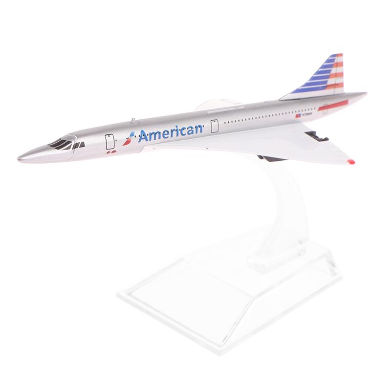 1:400 United States Concorde Air Airplane Model Airliner Alloy Diecast Air Plane Model Toys Collection Home Decor Miniatures Toy