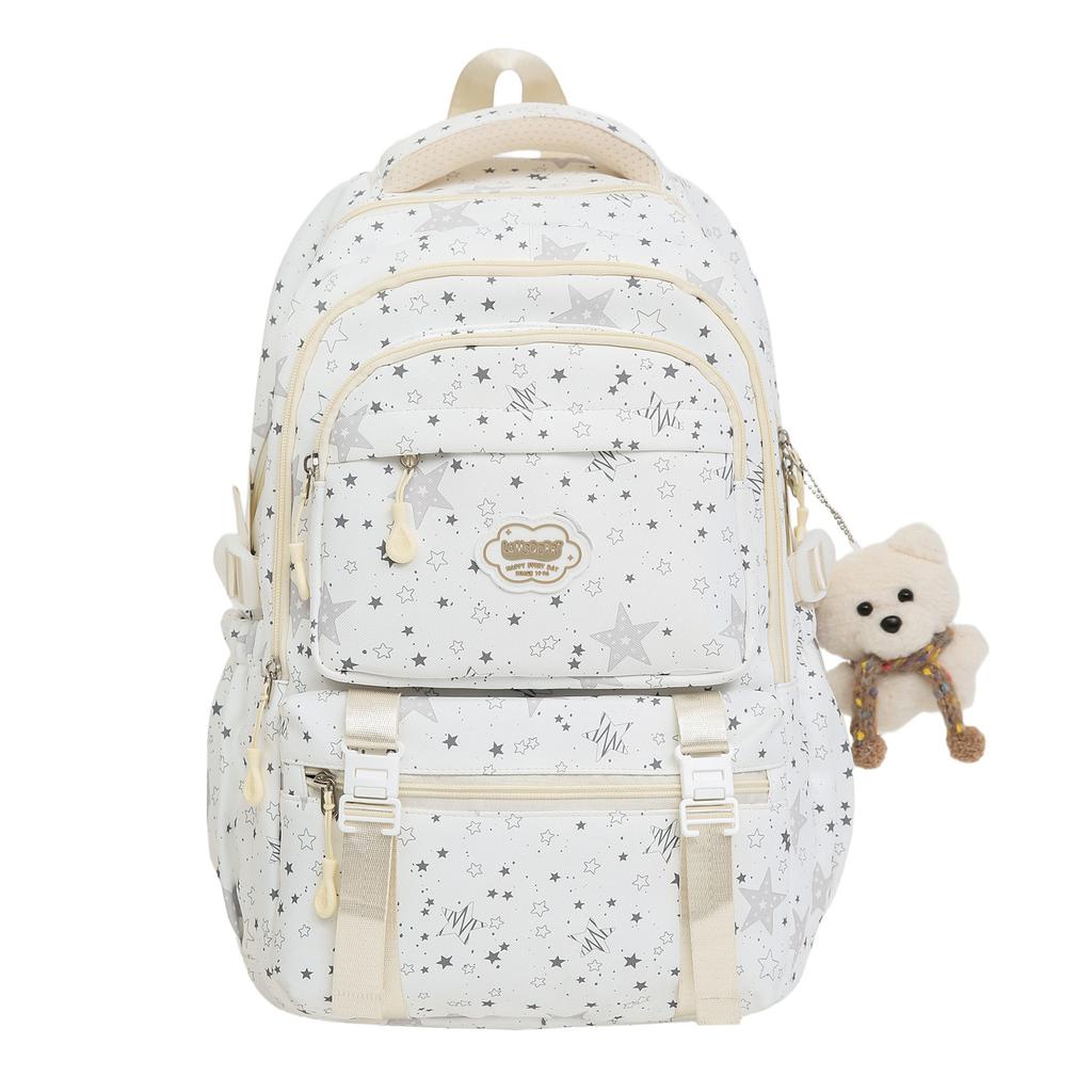 Schoolbag1011 New Student Backpack High School Student High Value School Bag Large Capacity Lightweight Fashion Printed Backpack