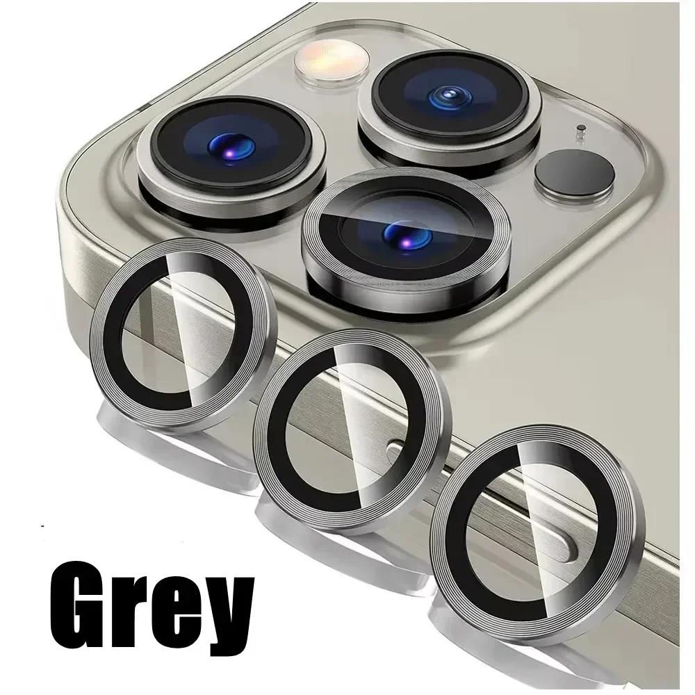 3Pcs Metal Lens Protector Glass for IPhone 16 13 12 11 14 15 Pro Max Mini Back Camera Lens Protection for IPhone 14 15 16 Plus 4
