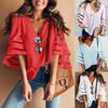 Stylish Loose Fit Women's T-shirt In Chiffon Perfect For Curvy Figures And Comfortable Wear