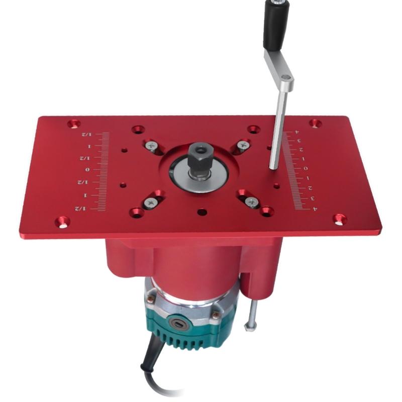 Woodworking Base Router Lift Kit for Secure Clamping No Shaking During Operation Improve Your Woodworking Experience