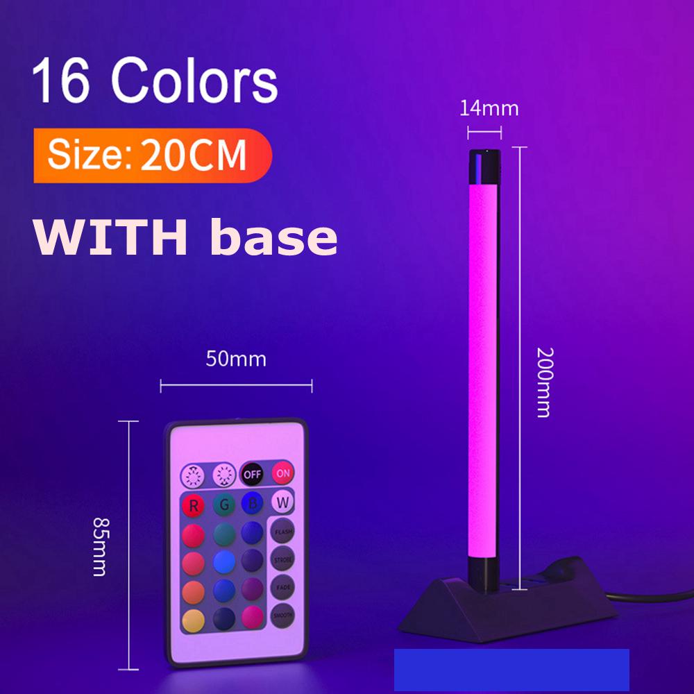 Iluminare LED pentru Fotografie Stick RGB Lampă de Umplere Lumini de Noapte Atmosferă Colorată Lampă Portabilă Alimentată USB pentru Selfie Frumusețe Live