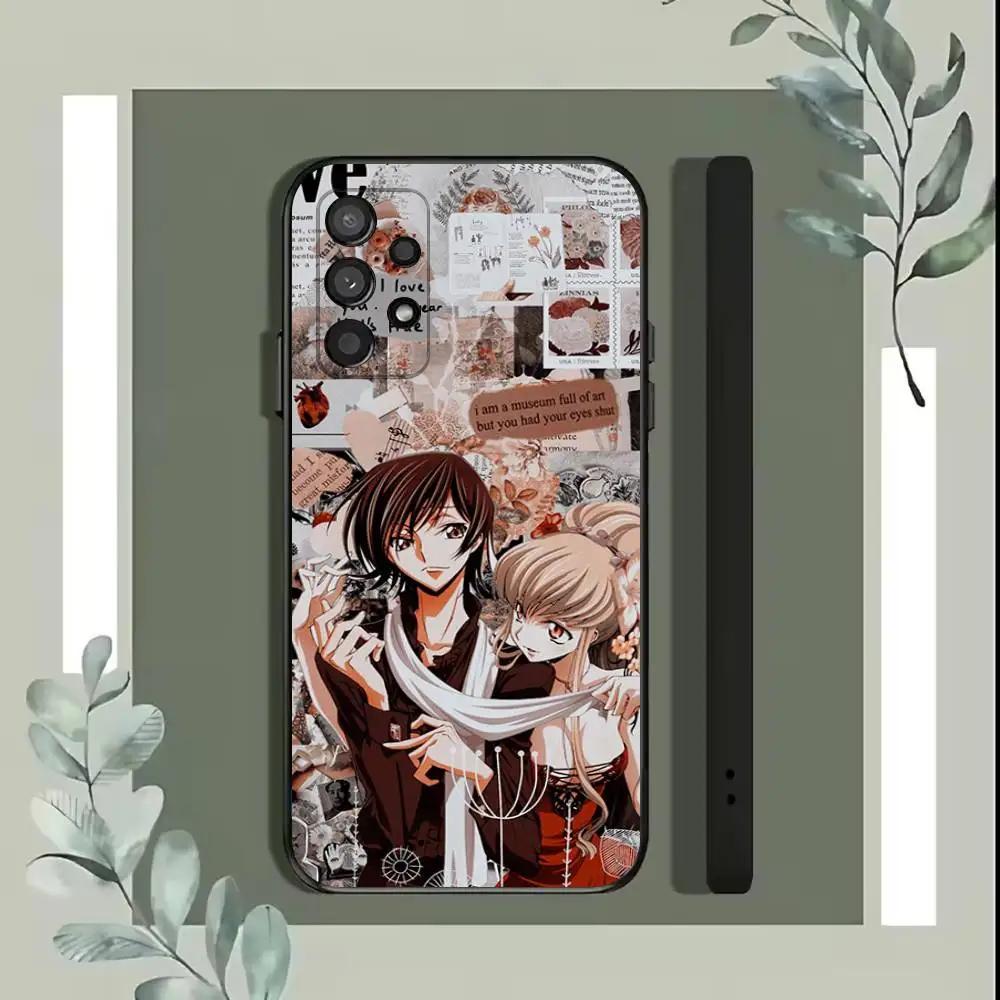 luxury comic cartoon Code Geass  Phone Case For Samsung S25,S24,S21,S22,S23,S30,Ultra,S20,Plus,Fe,Lite,5G Black Cover