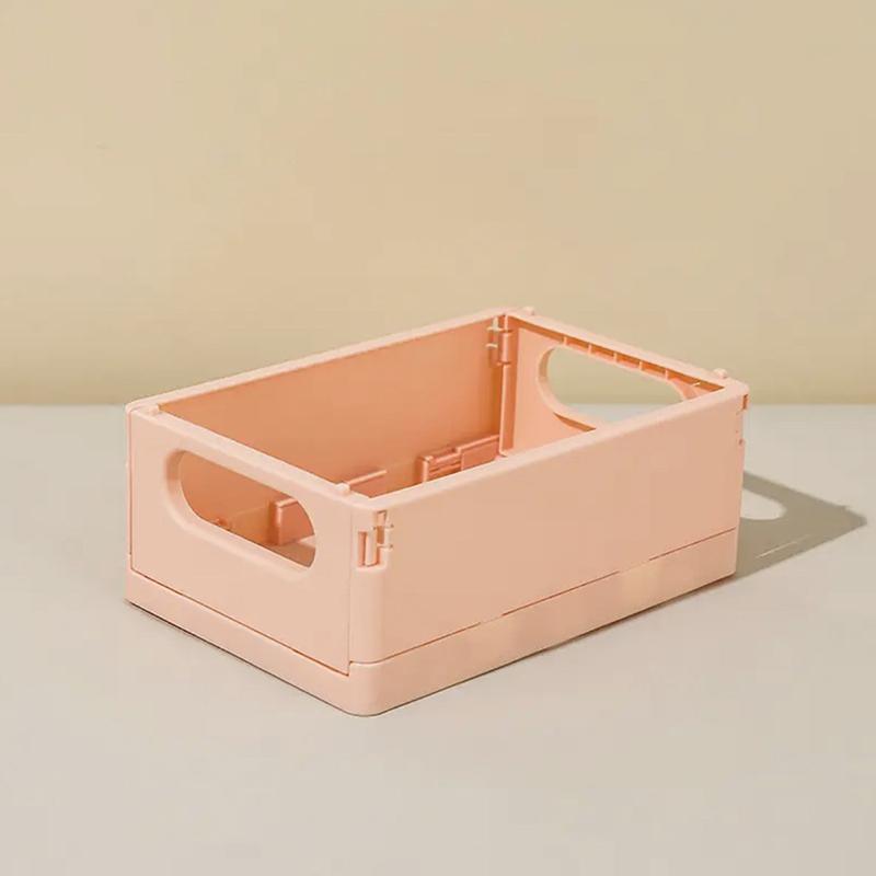 Dormitory Desktop Storage Box Book Snack Toy Storage Basket Simple And Foldable Storage Box Miscellaneous Items Storage Basket S