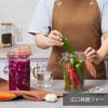 2-Piece 1L Glass Fermentation Set – Pickling Jar with Weights and Airlock for Sauerkraut, Kimchi, Kombucha, and Pickles