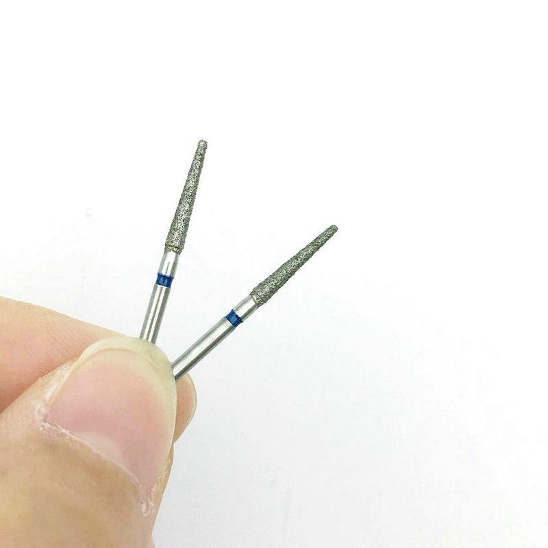 10 STÜCKE Dental Diamantbohrer Bohrer Zahnmedizin Bohrer für Hohe Geschwindigkeit Handstück Griff Durchmesser 1,6mm Zahnarzt Werkzeuge 848KR18