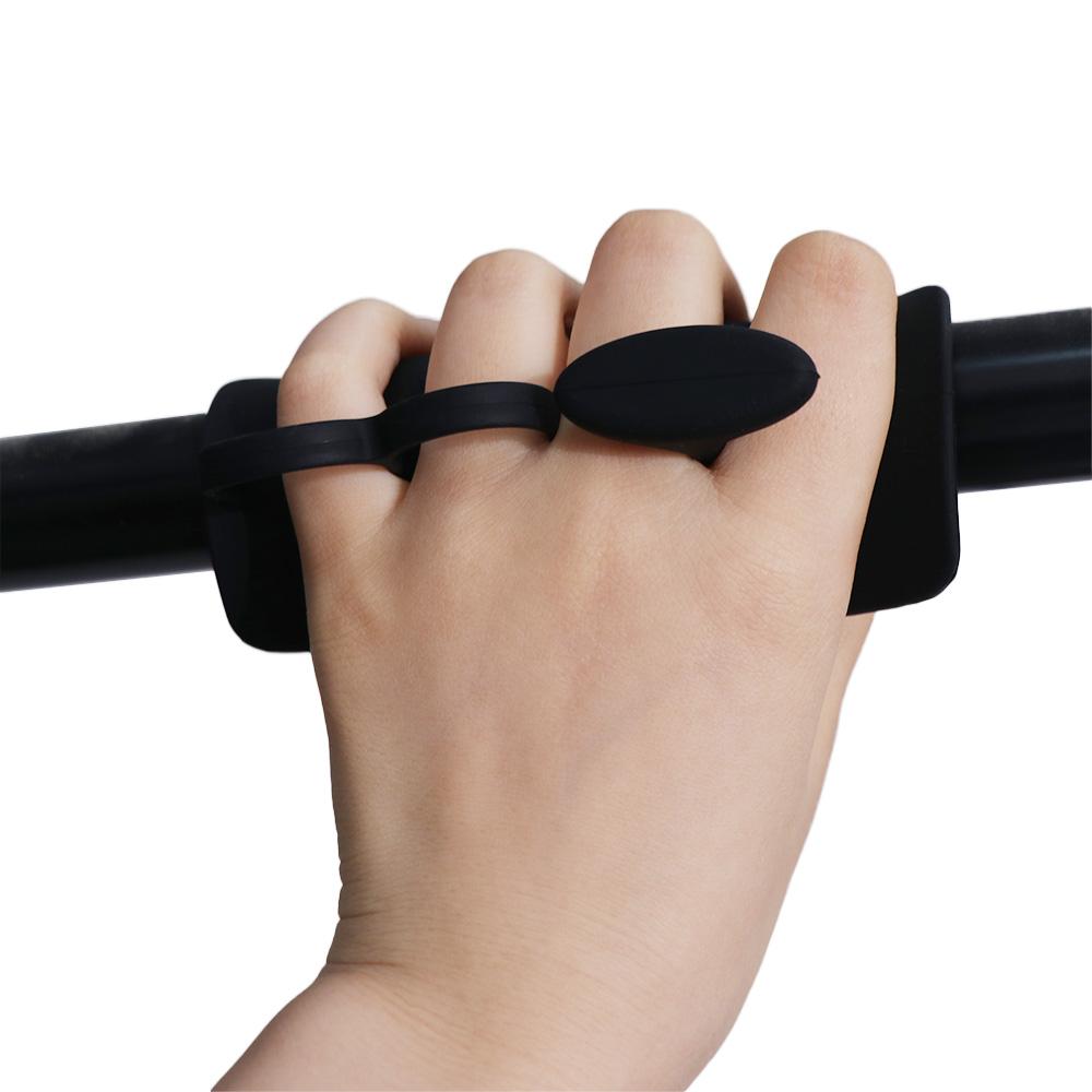 1 Pair Silicone Grip Strengthener Finger Exerciser Weight Lifting Grips  Bodybuilding