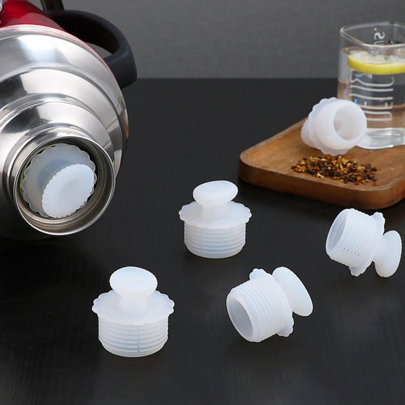 Bottle Stoppers Replacement Silicone Cork Plug Safe Vacuum Flask Lid Cap Kettle Insulation Pot Stopper Parts for