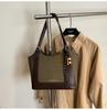 Herbst/Winter Retro Schulter-Eimerbeutel mit großem Fassungsvermögen - Modische Damenhandtasche für den Weg zur Arbeit