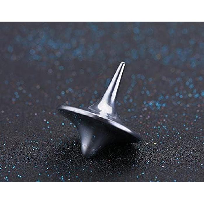 Accurate Spinning Top, Vintage Totem Zinc Alloy Silver Toy Gift