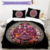 Devilish Glass Fantasy Pattern Bedding,Quilt Set Quilt Cover Pillowcase Home Birthday Gift (1*duvet Cover+2*pillowcase,without Core)