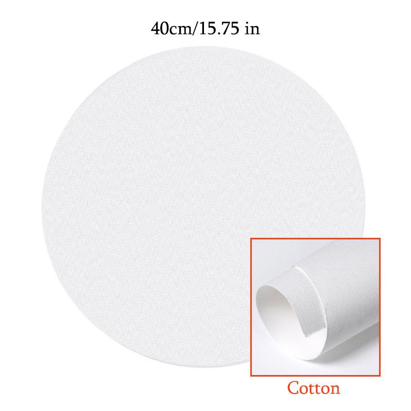 Panou de Desen din Pânză Albă, Cadru din Lemn cu Pânză de Bumbac, Potrivit Pentru Acrilic, Guașă, Practică de Pictură, Creație, Materiale de Artă, HB-05, 1 Bucată